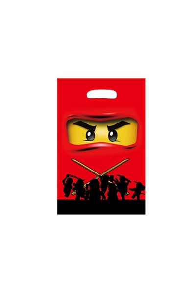 Choice 10 أكياس هدايا نينجا، مقاس 16×25 سم، لتزيين الحفلات