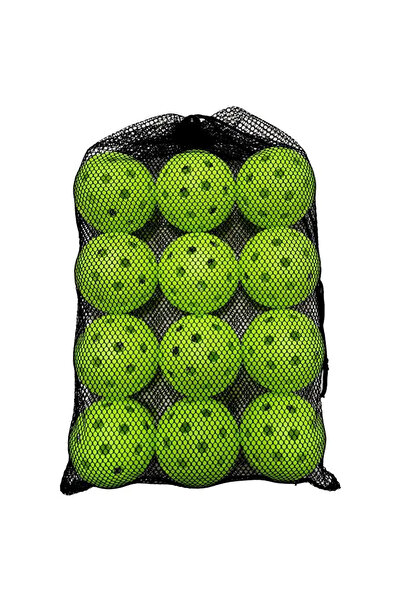 Choice Green 12pcs Pickleball 74MM 40 Holes Outdoor Durable Pickleballs 26g p...
