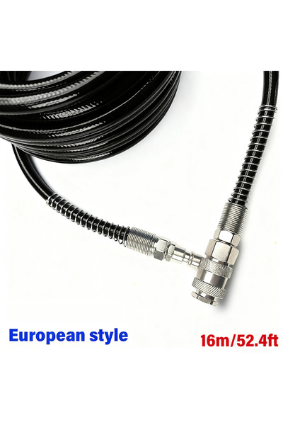 choice2 green AGASHE Compressor Hose Braided Reinforced Air Hose – Black High...