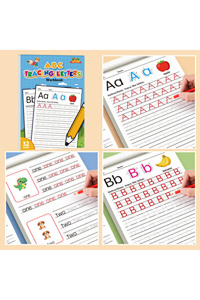 Choice ٣٢ صفحة، ٢٦ تمرينًا على حروف الأبجدية الإنجليزية الكبيرة والصغيرة، كتا...