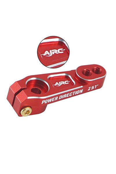 Choice ذراع توجيه معدني أحمر من Ajrc 7075-t651، 25 سنًا، مناسب لسيارات التحكم...