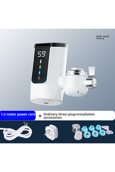 Choice مجموعة واحدة من سخان مياه كهربائي لحوض المطبخ، صنبور ماء ساخن فوري من ...