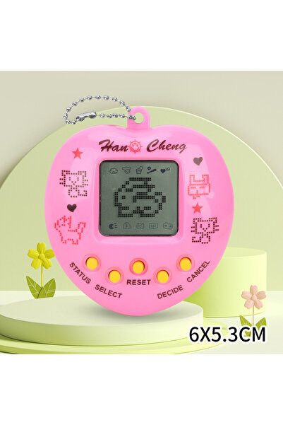 Choice3 3072 سلسلة مفاتيح حيوانات أليفة افتراضية وردية اللون للأطفال، لعبة إل...