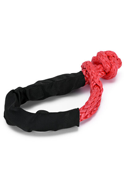 Choice5 Red Rope Only 55000lbs Winch Rope Synthetic Soft Shackle or Recovery ...
