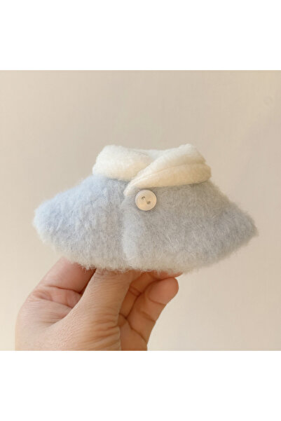 Choice ملابس دمية زرقاء مقاس 10-15 سم، عباءة قطيفة، معطف من الفرو، ملابس دمية...