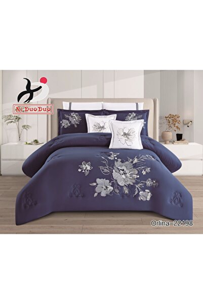 xi Duo Duo Summer embroidered double bedsheet set, 8 pieces. Cover size: 240*...