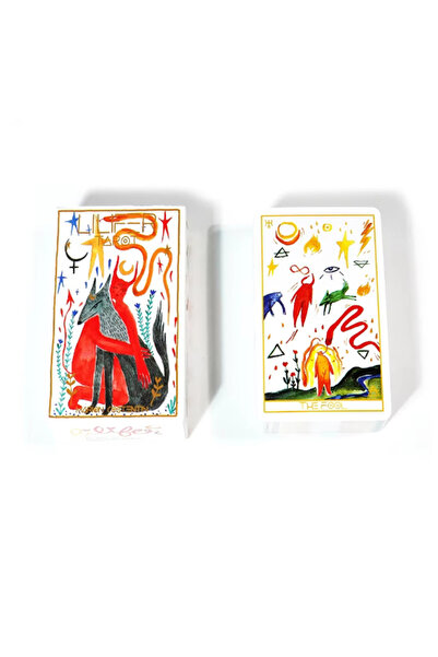 Choice XJW55 تاروت ليليفر 10.3 × 6 سم، 78 سنتًا. رسم توضيحي مرسوم يدويًا بشكل...