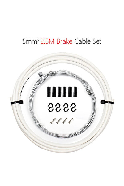 Choice Brake White 5mm 1pc 1pc Bike Brake Shift Cable Kit 4mm/5mm Derailleur ...