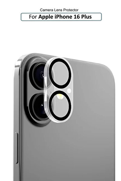 Generic Apple iPhone 16 Plus - Premium Camera Lens Protector - Black