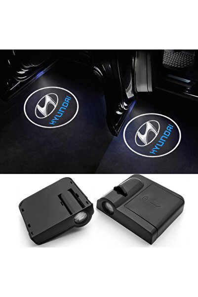 Hyundai خيار قطعتين لإضاءة باب السيارة الترحيبية لسيارات كريتا، سانتافي، كونا...