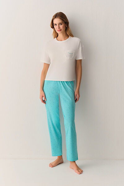 SUWEN Lucky Pamuklu Pijama Takımı