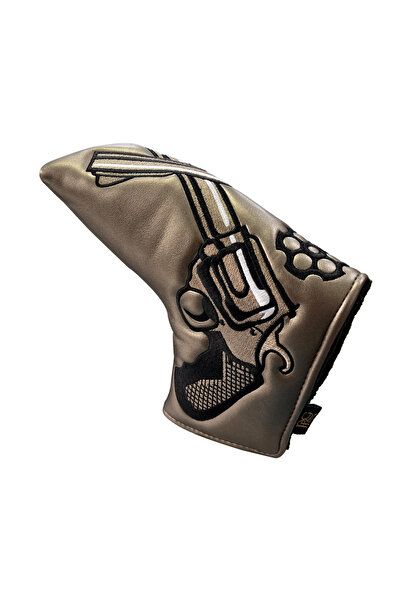 Choice غطاء رأس مضرب غولف بتصميم مسدس، قطعة واحدة، مصنوع من مادة البولي يوريث...