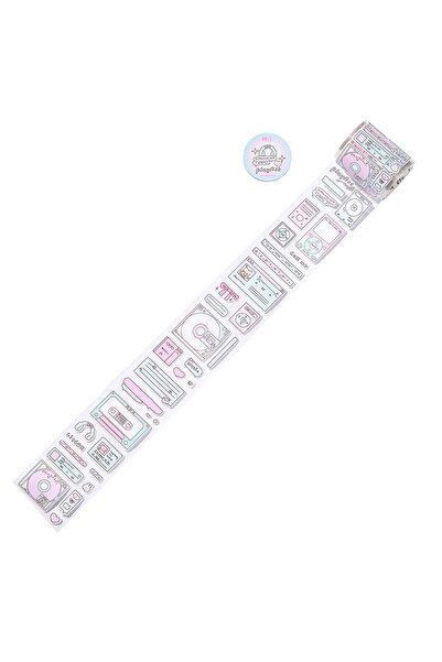 Choice شريط ورقي مغلف بطول 200 سم/لفة، شريط لآلة ألعاب حيوانات كرتونية لطيفة،...