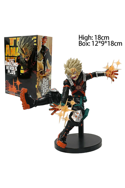 Choice بانداي مع العلبة، مجسم باكوغو كاتسوكي من أنمي أكاديمية بطلي، بطول 18 س...