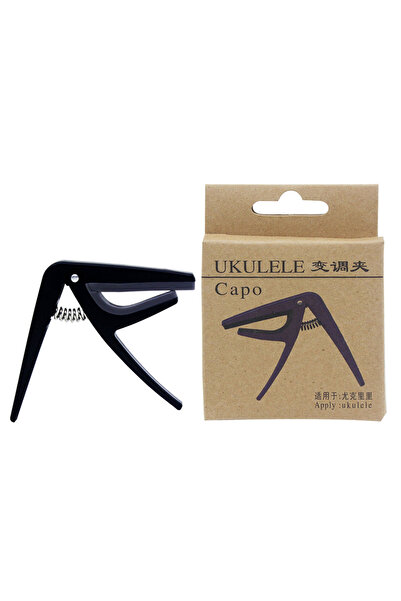 Choice3 Black Guitar Tuning Clamp Pro Black Ukulele Capo Quick Change Tuner M...