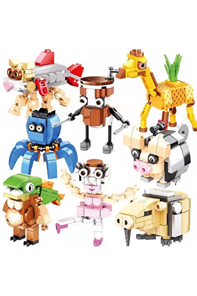 choice2 NO BOX JX150 8Pcs/Set Italian Brainrot Tung Tung Tung Sahur Animals B...