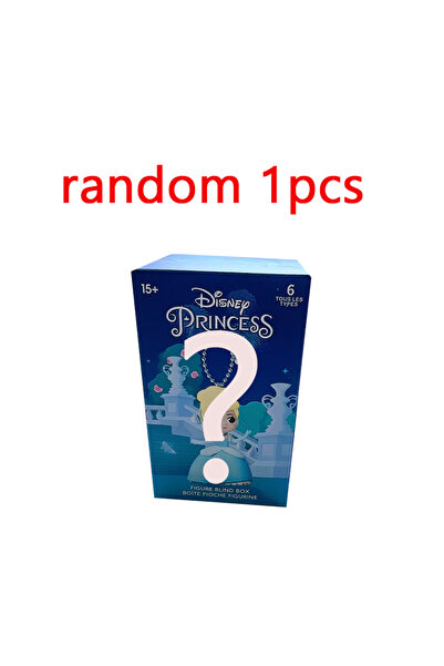 Choice random 1pcs Authentic Disney Princess Series Blind Box Keychain Belle ...