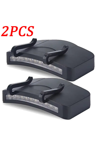 Heinast مصباحان يدويان LED عاليي الكثافة، بدون بطارية، بمشبك تثبيت، أداة إضاء...