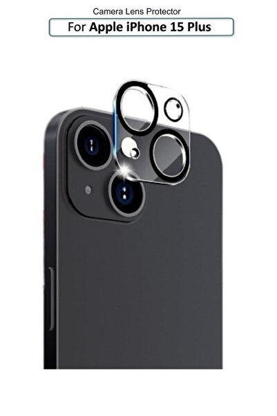 Generic Apple iPhone 15 Plus - Premium Camera Lens Protector - Black