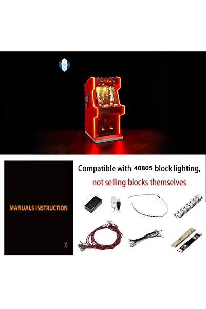 Choice طقم إضاءة LED LYBMTWF يعمل باللمس، متوافق مع جهاز ألعاب الأركيد المصغر...