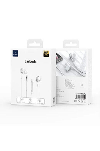 WIWU EB310 3.5mm Stereo Wired Earphones with Microphone