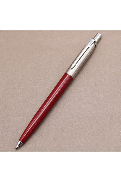 KOQZM قلم حبر جاف فاخر بلون الفولاذ المقاوم للصدأ، لون أحمر جذاب! قلم حبر جاف...