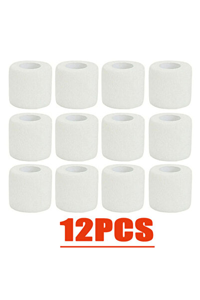 Choice 12pcs 5cm 3/15/30Pcs 5cm White First Aid Self Adhesive Cohesive Elasti...