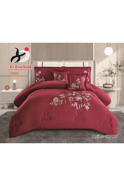 xi Duo Duo Summer embroidered double bedsheet set, 8 pieces. Cover size: 240*...