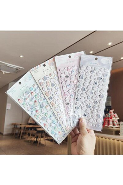 Choice4 4pcs New Hot "Youyou Family 3D foam sticker, cute cartoon animal phon...