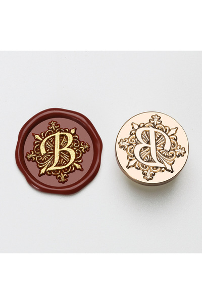 Choice D 25mm Iris Letter A-Z Sealing Wax Stamp Customize 26 English Alphabet...