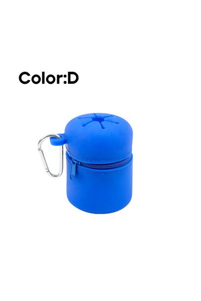 Choice حقيبة تخزين نفايات سيليكون محمولة من ليتويو، لون أزرق أعماق البحار، وز...