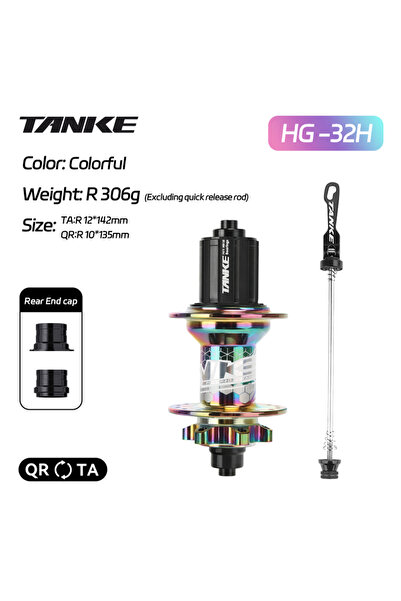 Choice محاور دراجات جبلية QR-TA HG -R TANKE 120 Click Hubs Bearing، محاور أما...