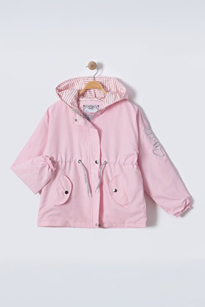 Minigimin Cicileri My Little One's Cicileri Kolu Smile Embroidered Lined Girl...