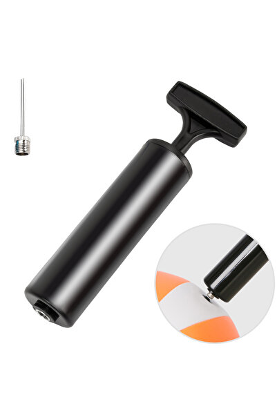 Choice black Home Invisible Air Needle Balloon Swimming Ring Pump Mini Portab...