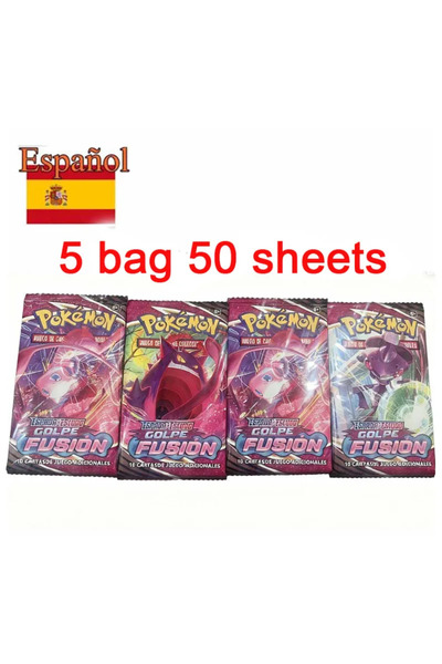 choice2 5 أكياس - إسبانية FUSIDN # 360 قطعة إسبانية بوكيمون TCG: سكارليت آند ...