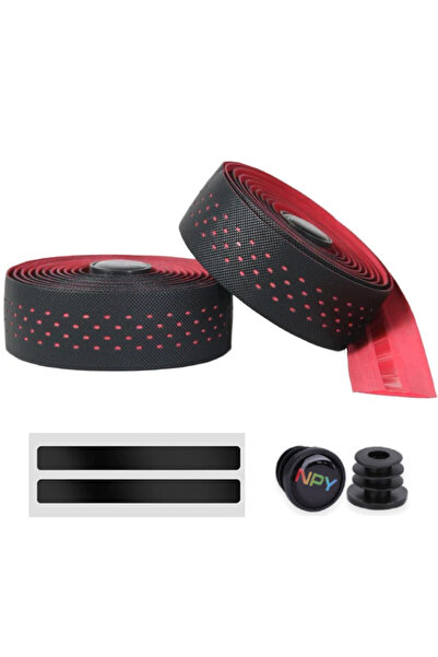 Choice شريط مقود دراجة BDBD-red NPY، مصنوع من البولي يوريثان الناعم ومادة EVA...