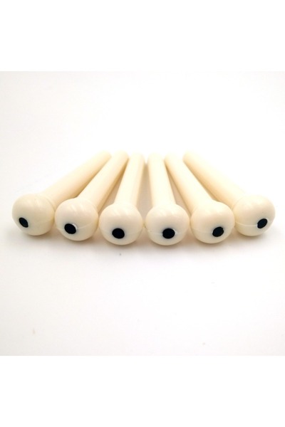 Choice1 white 2 New 12pcs Acoustic Guitar Bridge Pin Acoustic Guitar Fixed Tu...