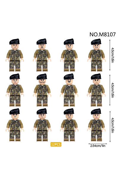 Choice M8107 دمية عسكرية صغيرة الحجم من نوع "كوماندوز فرقة الأرجوحة الطائرة" ...