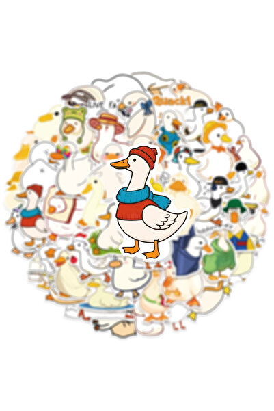 Choice 50 قطعة أو 50/100 قطعة من ملصقات البط الكرتونية اللطيفة، رسومات إبداعي...