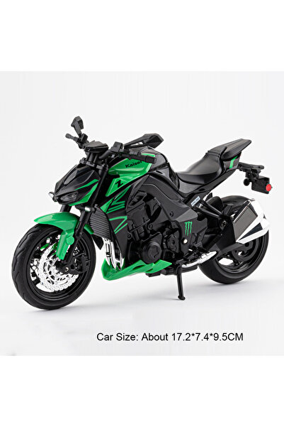 Choice1 دراجة نارية كاواساكي Z1000 ZX-10R Z1000 خضراء بمقياس 1:12، نموذج لعبة...