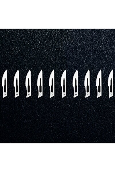 Choice 10 pieces 10pcs 23 Carbon Steel Blades | Asymmetrical Edge, Suitable f...