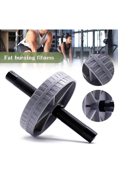 Choice Beige Workout AB Roller Wheel Non-slip Abdominal Roller No Noise Abdom...