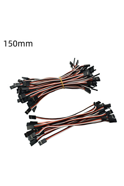 Choice 10pcs 150mm 10pcs 100MM, 150MM, 200MM, 300MM, 500MM servo extension ca...
