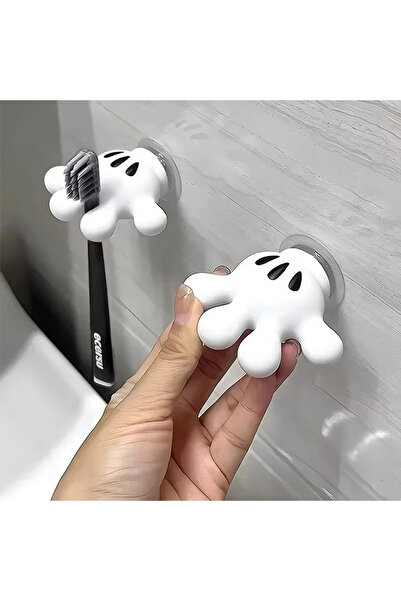 Choice 2pcs Toothbrush holder Mickey Palm cute bathroom towel suction cup mul...