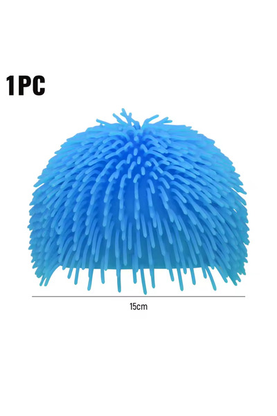 Choice5 Blue Wacky Shaky Hat with Spiky TPR Hair, Fun Sensory Vibrant Colored...