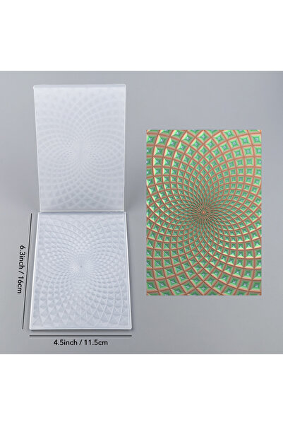 Choice AT0279 Geometric Patterns 3D Embossing Folder Texture Pattern Backgrou...