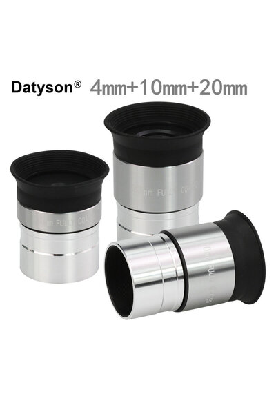 Choice 4mm-10mm-20mm Datyson 1.25 Inch Eyepiece Fully Coated Optical Glass 4m...