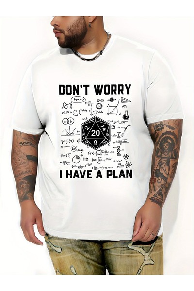 ship master Tricou oversize unisex cu imprimeu „Nu-ți face griji, am un plan”...