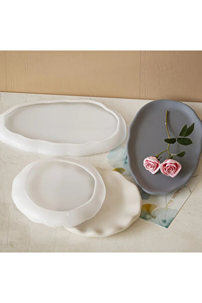 Choice Modern Irregular Tray Silicone Mold 2pcs Set | For Epoxy Resin, DIY Ce...