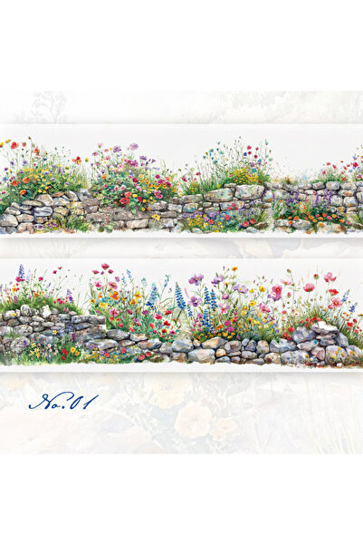 Choice شريط لاصق جداري على شكل زهرة من مادة البولي إيثيلين تيريفثالات (PET) م...